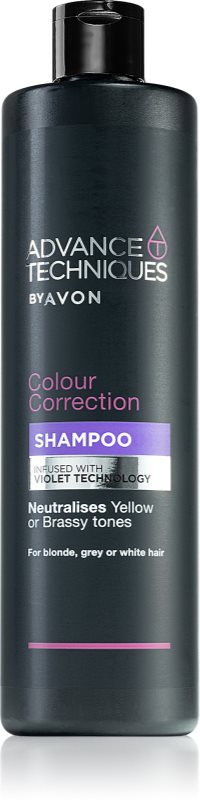 Avon Advance Techniques Colour Correction fialový šampon pro blond a melírované vlasy