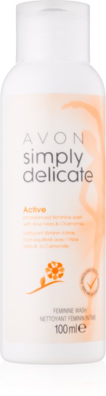 Avon Simply Delicate gel za intimnu higijenu s aloe verom i kamilicom