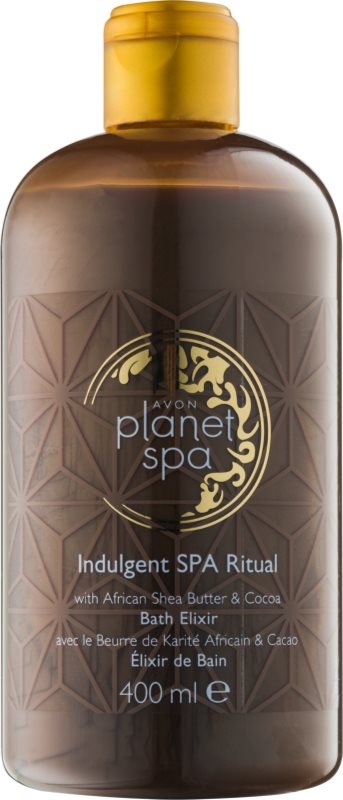 Avon Planet Spa Indulgent SPA Ritual umývacia pena s bambuckým maslom a čokoládou