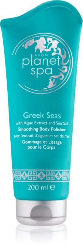 Avon Planet Spa Greek Seas exfoliant de corp pentru matifiere cu extract de alge marine