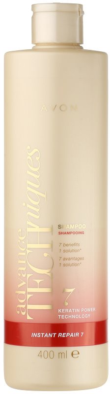 Avon Advance Techniques Instant Repair 7 megújító sampon keratinnal a sérült hajra
