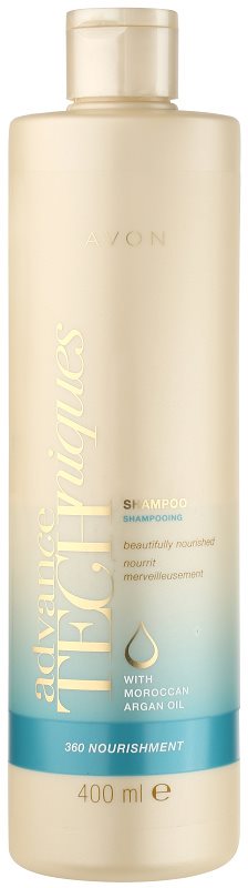 Avon Advance Techniques 360 Nourishment Nourishing Shampoo with Moroccan Argan Oil for All Hair Types