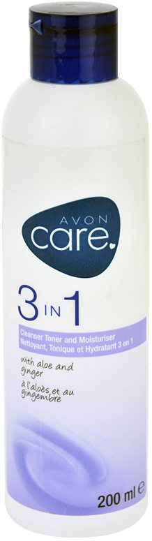 Avon Care Gel Facial Cleanser 3 In 1 With Extracts From Aloe And Ginger
