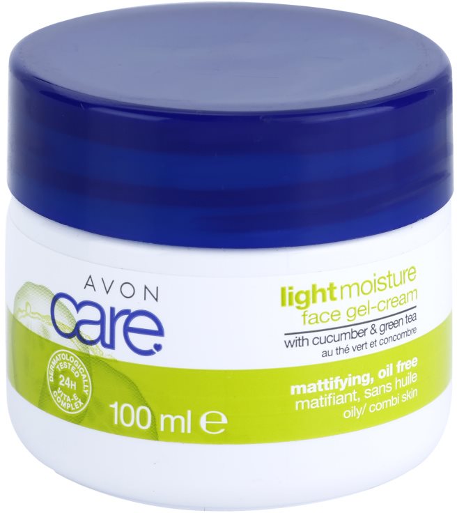 Avon Care osvěžující gelový krém s výtažky z okurky a zeleného čaje