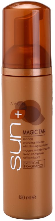 Avon Sun Magic Tan espuma autobronceadora corporal con complejo reafirmante