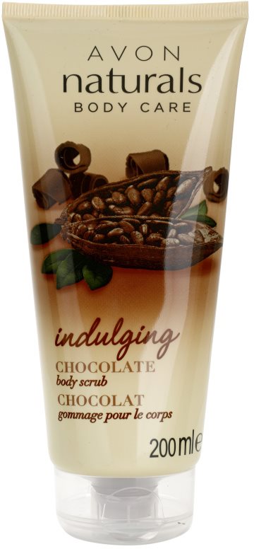 Avon Naturals Body peeling corporal com chocolate