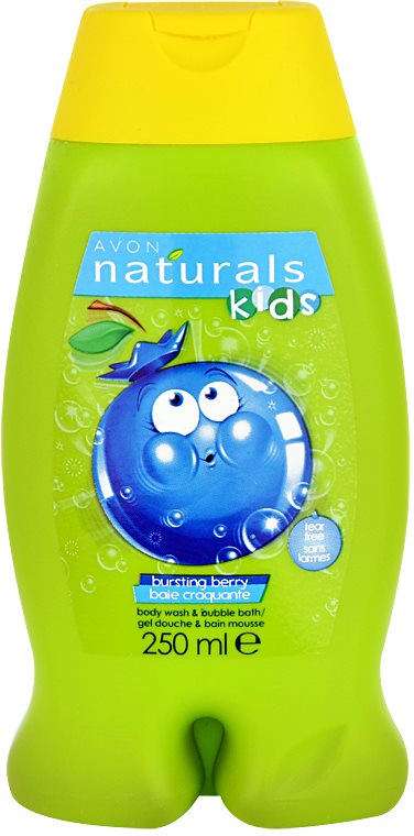 Avon Naturals Kids espuma de banho e gel de duche 2 em 1 para crianças