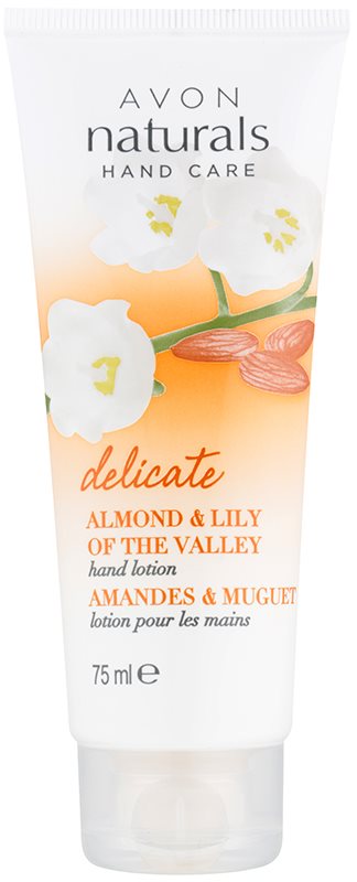 Avon Naturals Hand Care latte delicato per le mani con mandorla e mughetto