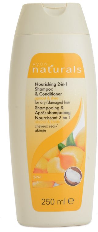 Avon Naturals Hair Care shampoing nourrissant et après-shampoing pour chevex secs et abîmés