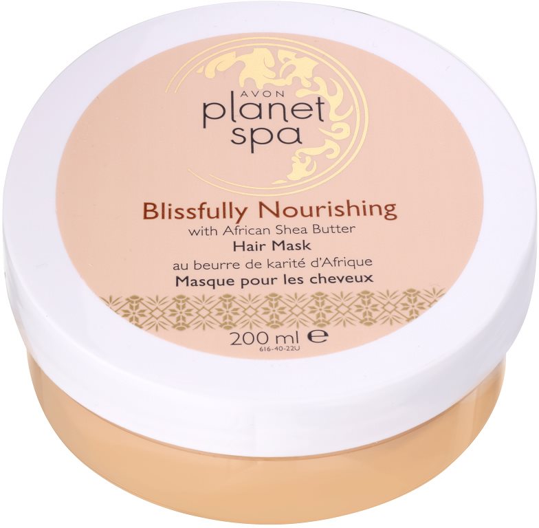 Avon Planet Spa African Shea Butter maschera per tutti i tipi di capelli