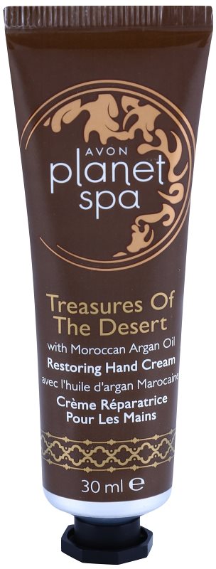 Avon Planet Spa Treasures Of The Desert creme de mãos com óleo de argan