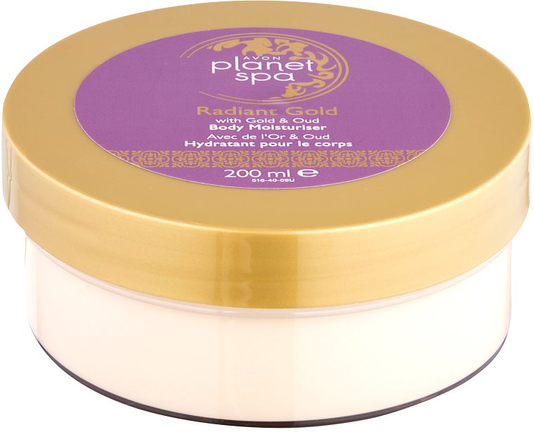 Avon Planet Spa Radiant Gold Body Cream For Radiance And Hydration