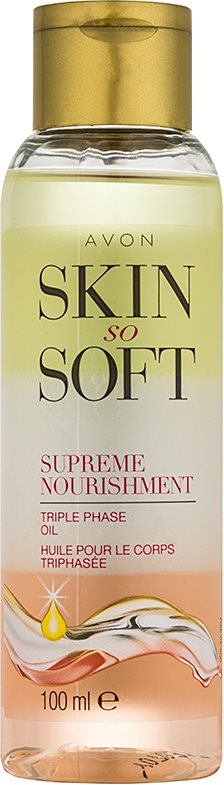 Avon Skin So Soft huile corporelle nourrissante tri-phasée