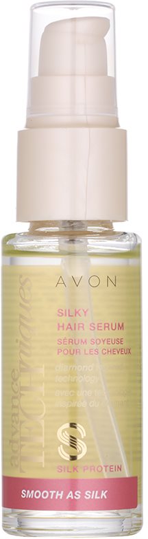 Avon Advance Techniques Smooth As Silk sérum pour des cheveux soyeux
