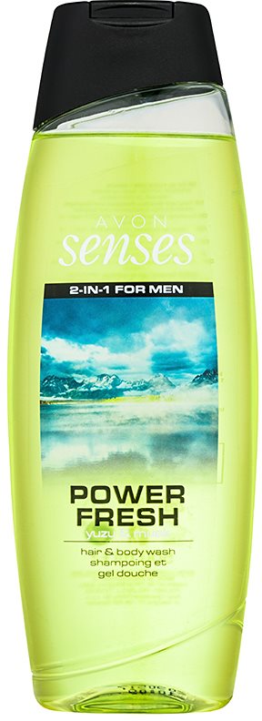 Avon Senses Power Fresh Shower Gel And Shampoo 2 In 1
