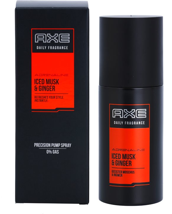 Axe Adrenaline Iced Musk and Ginger telový sprej pre mužov 100 ml