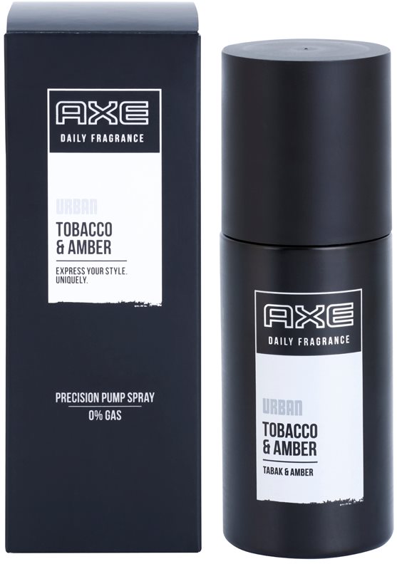 Axe Urban Tabacco and Amber spray corpo per uomo 100 ml
