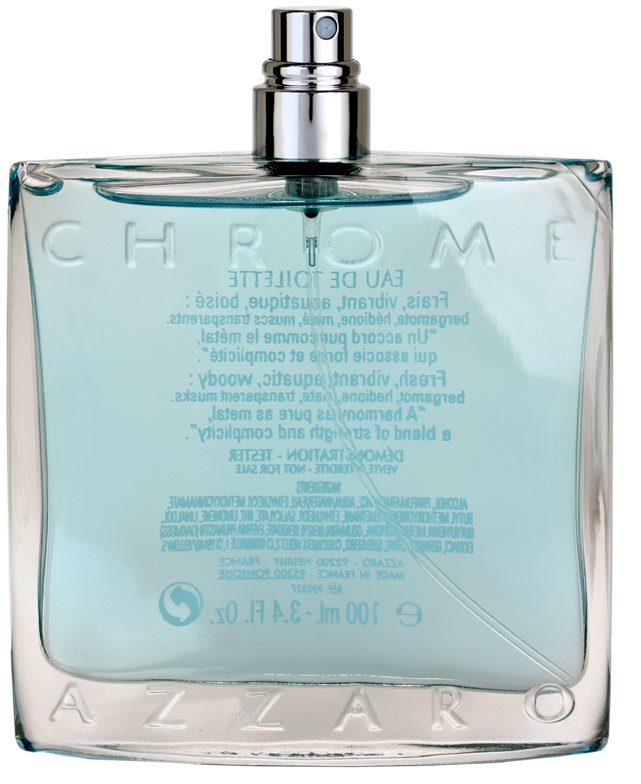 Azzaro Chrome toaletná voda tester pre mužov 100 ml