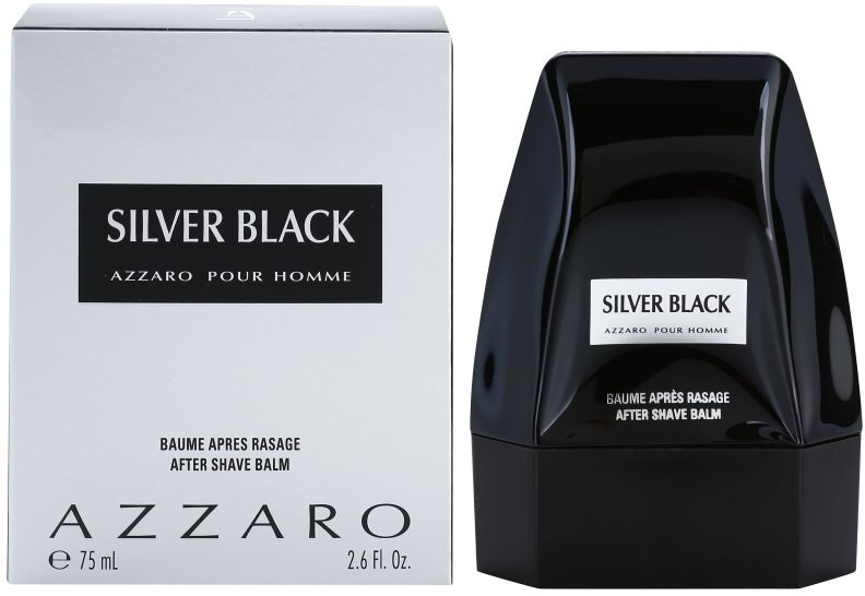 Azzaro Silver Black After Shave Balm for Men 75 ml