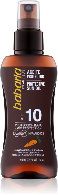 Babaria Sun Protective olej na opaľovanie SPF 10