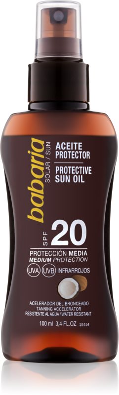Babaria Sun Protective олійка-спрей для засмаги SPF 20