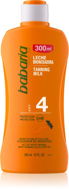 Babaria Sun Bronceadora feutigkeitsspendende Milch zur Unterstützung der Bräune