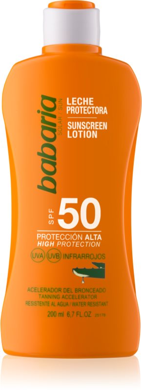 Babaria Sun Protective lapte de corp pentru soare rezistent la apa SPF 50