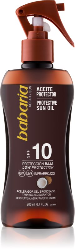 Babaria Sun Protective αντηλιακό σπρέι SPF 10