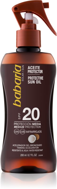 Babaria Sun Protective olio abbronzante SPF 20