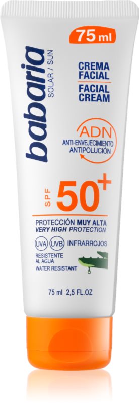 Babaria Sun Face krema za sončenje za obraz SPF 50+