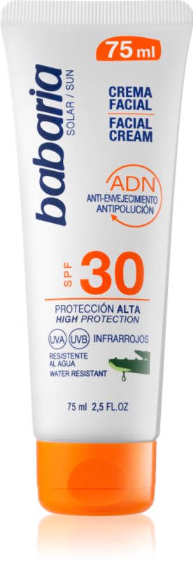 Babaria Sun Face crème solaire visage SPF 30