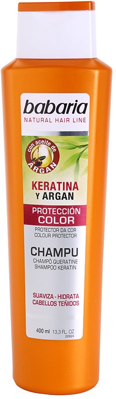 Babaria Argan Shampoo voor Kleurbescherming met Keratine en Argan