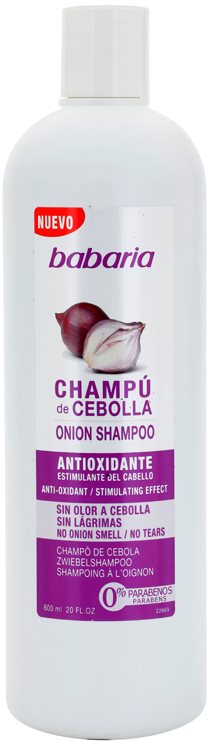 Babaria Onion sampon parabénmentes