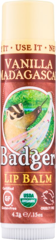 Badger Classic Vanilla Madagascar balsamo labbra