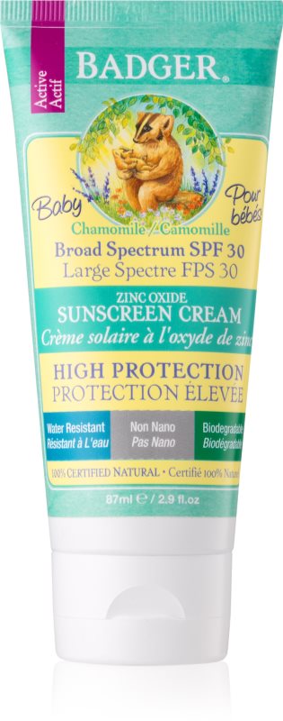 Badger Sun Protective Cream for Infants SPF 30