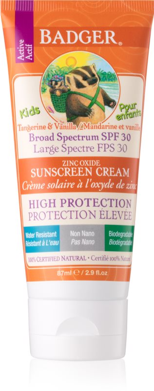 Badger Sun krema za otroke za sončenje SPF 30