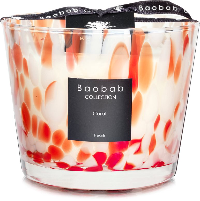 Baobab Coral Pearls Scented Candle 10 cm
