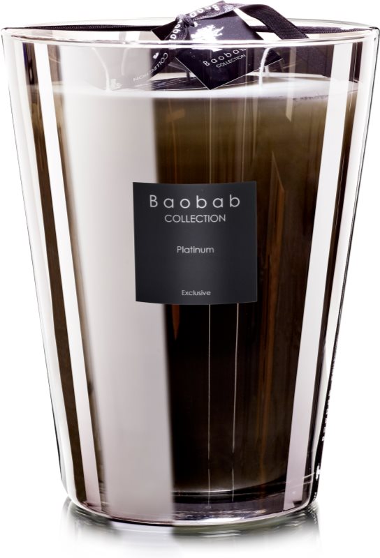 Baobab Les Exclusives Platinum vonná sviečka 24 cm