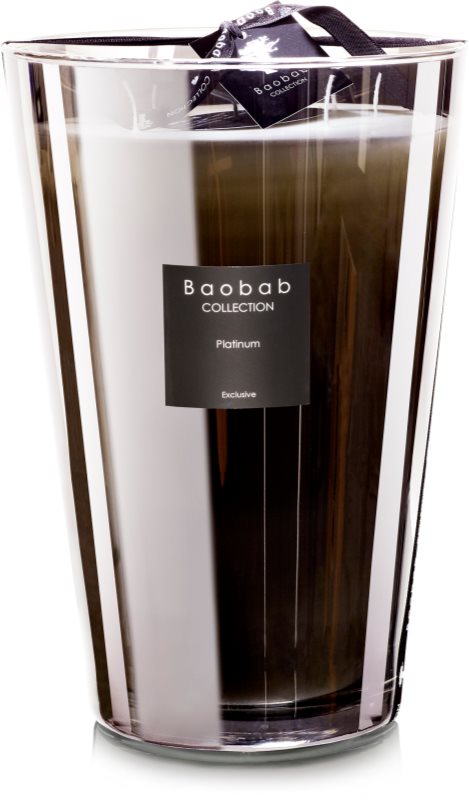 Baobab Les Exclusives Platinum bougie parfumée 35 cm