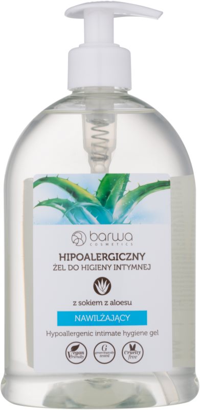 Barwa Natural Hypoallergenic gel para higiene íntima com efeito hidratante