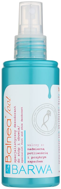 Barwa Balnea deodorant ve spreji na nohy a do bot