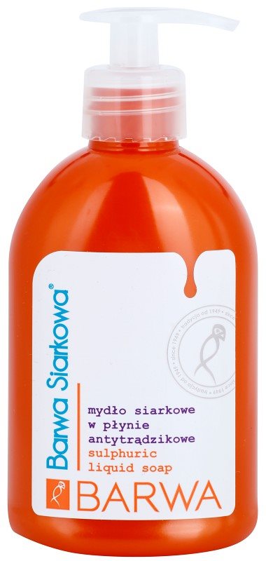 Barwa Sulphur sapone liquido per pelli grasse con tendenza all'acne