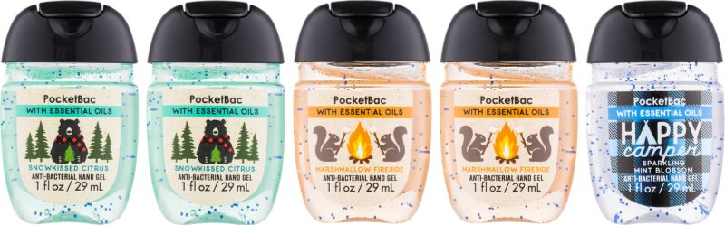 Bath & Body Works PocketBac Combo of 5 Cosmetic Set V.