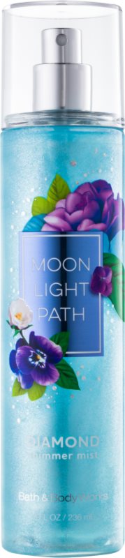 Bath & Body Works Moonlight Path spray do ciała dla kobiet 236 ml z błyszczącymi cząsteczkami