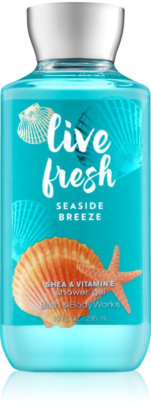Bath & Body Works Live Fresh Seaside Breeze Douchegel voor Vrouwen 295 ml