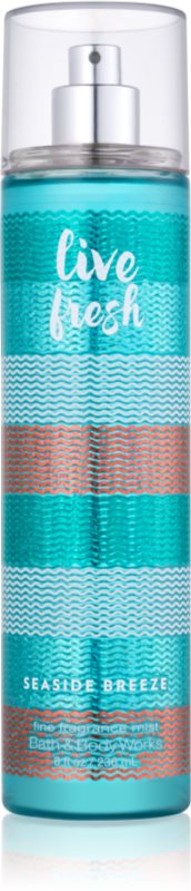 Bath & Body Works Live Fresh Seaside Breeze pršilo za telo za ženske 236 ml