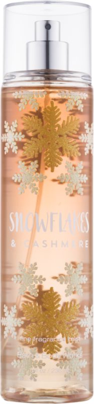 Bath & Body Works Snowflakes & Cashmere spray corporel pour femme 236 ml