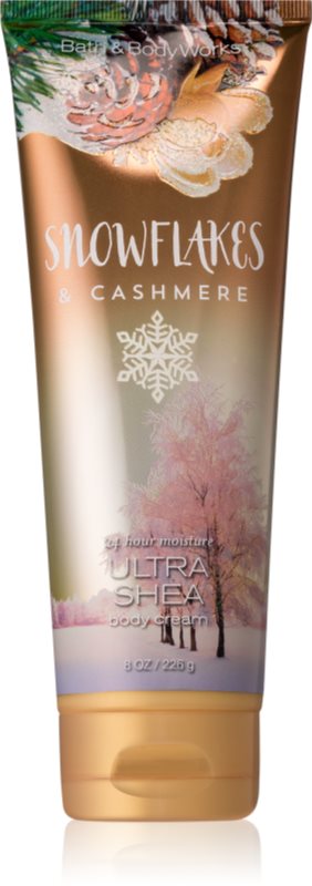 Bath & Body Works Snowflakes & Cashmere Bodycrème voor Vrouwen 226 gr