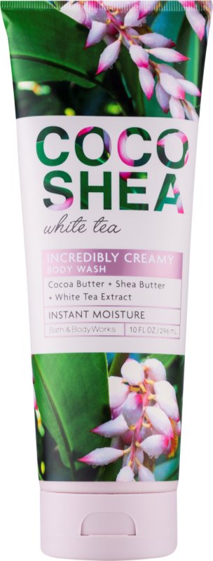 Bath & Body Works Cocoshea White Tea crème de douche pour femme 296 ml