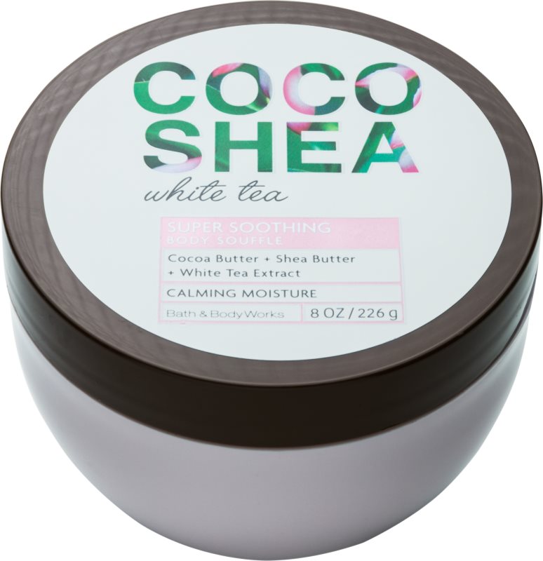 Bath & Body Works Cocoshea White Tea testkrém nőknek 226 g